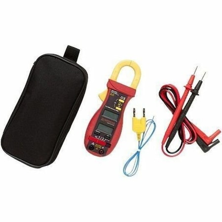 Amprobe Digital Clamp Meter, LCD, 600 A, 1.0 in (25 mm) Jaw Capacity, CAT III 600V Safety Rating ACD-14 PLUS