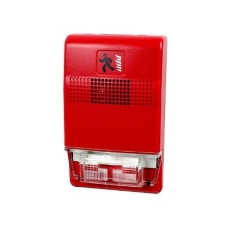 Edwards Signaling Horn, Finish Red, Flush EG1R-P