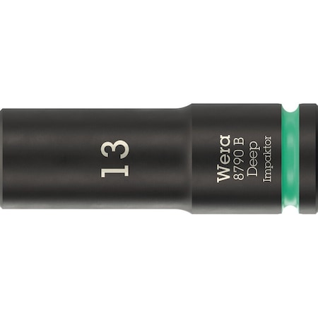 Wera 8790 B Impaktor Deep Socket with 3/8 in drive, 11 x 63 mm 5005552001