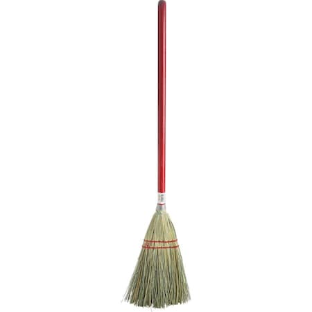 Genuine Joe Corn Fiber Toy Broom, Natural, 24" L Handle GJO11501