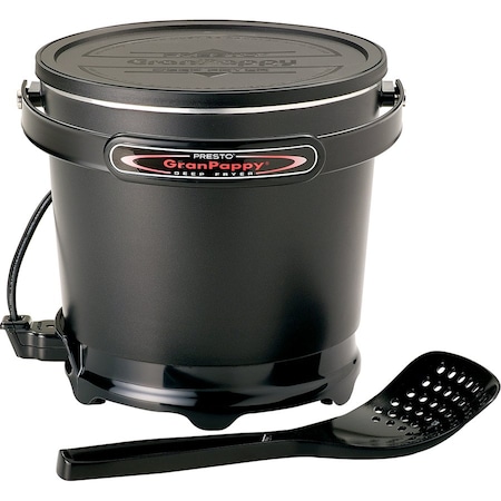 National Presto Presto Gran Pappy Black 6 cups Deep Fryer 05411