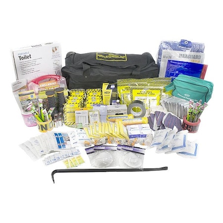 Ready America Survival Kit, Fabric 143 Components, 10 People Served 13078