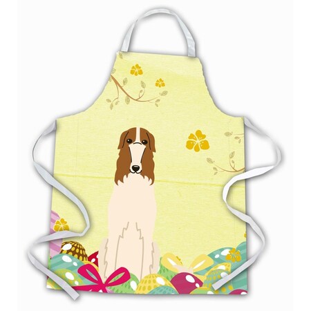Carolines Treasures Easter Eggs Borzoi Apron BB6023APRON