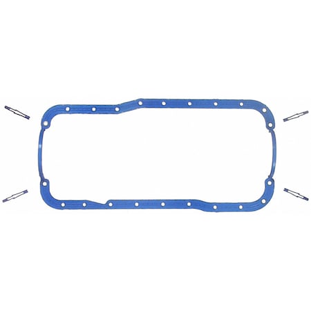 Fel-Pro Engine Oil Pan Gasket Set PermaDry molded rubber, Oil Pan SnapUps Included,  OS34508R