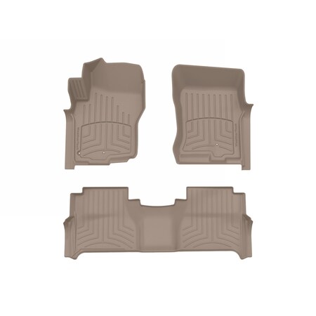Weathertech Tan, Front and Rear FloorLiner HP 451761-450473IM