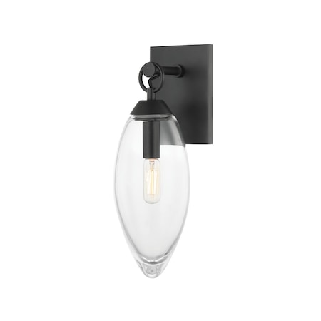 Hudson Valley Lighting Nantucket 1 Light Wall Sconce 4.5 In. Black Brass 7900-BBR