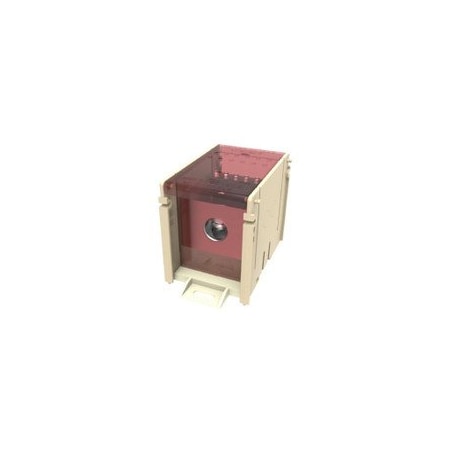 Burndy Finger-Safe Power Distribution Block, 1-Pole, 600V BDBLCS4K1FS