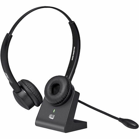 Adesso BLUETOOTH WIRELESS HEADSET WITH BUILT-IN MICROPHONE & CHARGING BASE XTREAMP400