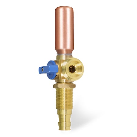 Everflow Replacement Valve W/ Hammer Arrestor 1/2" PEX A Inlet x 3/4" MHT Outlet, Brass, For Cold Water 541FH