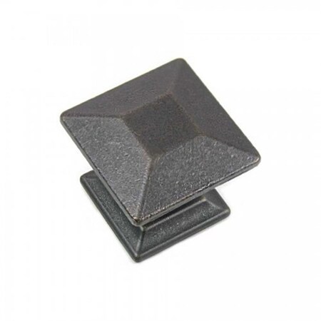 Perfectpatio Distressed Pewter Poise Large Knob with Back Plate PE3200328