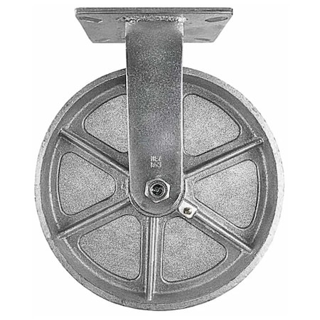 Hyw Products Heavy Duty Caster 12in x 3in Steel Wheel - Rigid 53-12R-A1-SS