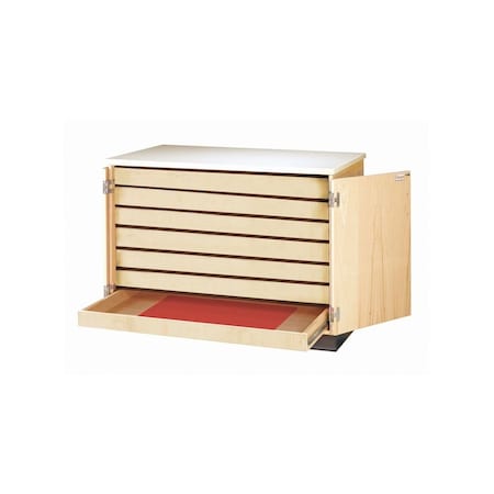 Diversified Spaces Drawer Storage Cabinet, 36 in H, 50 in W, 7 Drawers DPSC-50M