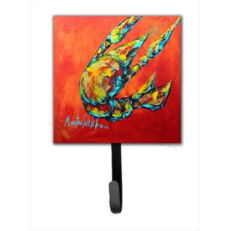 Carolines Treasures 4.25 W x 7 H in. Crawfish Spicy Craw Leash Or Key Holder MW1131SH4
