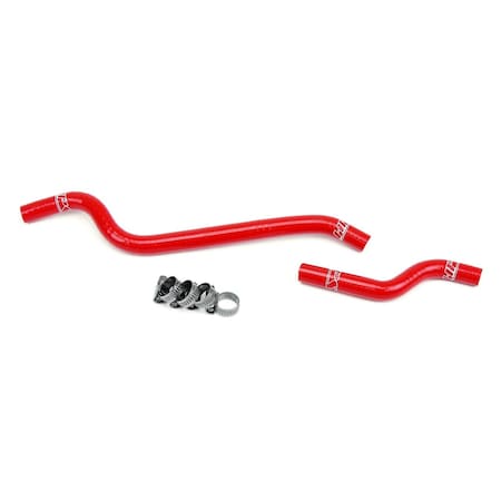 Hps Performance High Temp Reinforced Silicone Water Bypass Coolant Hose Kit, Red,  57-1873-RED