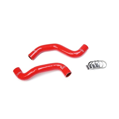 Hps Performance High Temp Reinforced Silicone Radiator Coolant Hose Kit, Red, 57-1839-RED
