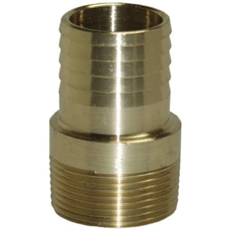 Water Source MA50NL 0.50 in. Yellow Brass- Male Adapter 122280