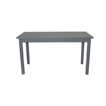 Homeroots 48" Gray Solid Wood Dining Table 548861