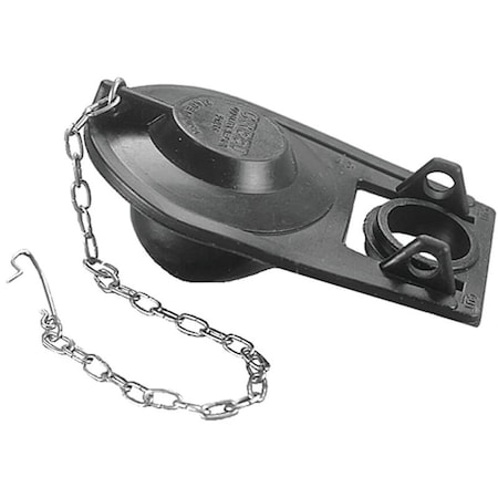 Danco Toilet Tank Flapper, Rubber, Gray, For 2 in Flush Valves 88353