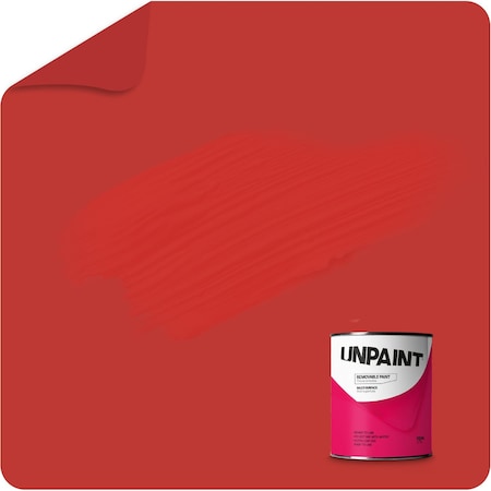 Unpaint Removable paint Interior Matte Red Fuchsia Bramble Quart 25-E4M8-4NL1