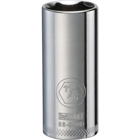 Dewalt Deep Socket, 11/16 Drive, 6 Pt DWMT88990OSP