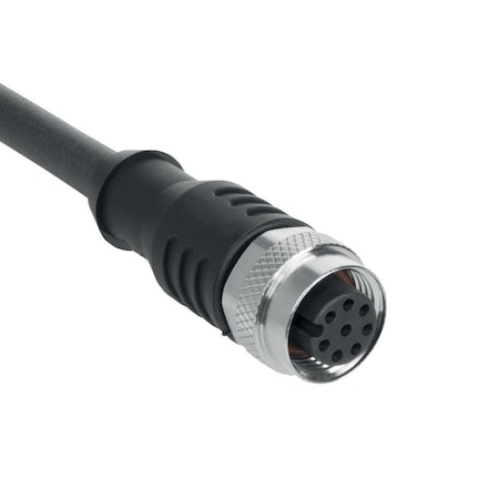 Schmersal A-K8P-M12-S-G-15M-Bk-2-X-A-4- 69 M12 Cordset 15M Long 8 Pin 103011414