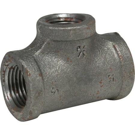 Anvil 1-1/4'' x 1-1/4'' x 3/4'' Reducing Malleable Black Iron Tee 8700122008