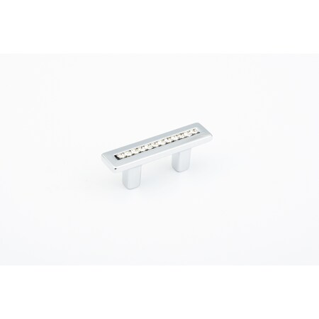 Schaub 32mm Center to Center Skyevale Cabinet Pull with Crystals Polished Chrome Finish 301-26