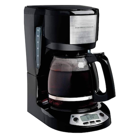 Hamilton Beach 12 Cup Programmable Coffee Maker in Black 49615