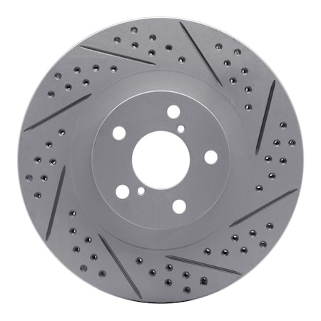 Dynamic Friction Co DFC Geoperformance Rotor - Drilled and Slotted 830-13033R