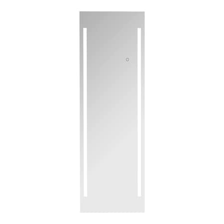 Fab Glass And Mirror Full Length LED Lighted Free Standing Floor Mirror with ON/OFF Touch Button for Makeup, Dressin HC19X59