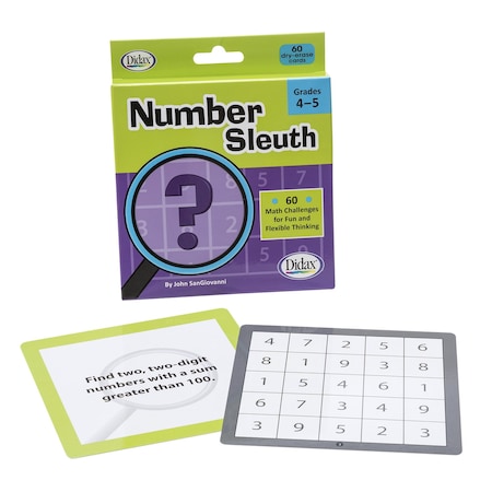 Didax Number Sleuth, Grade 4-5 211745