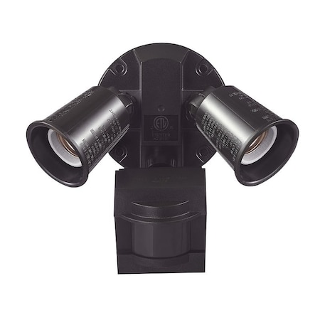 Globe Electric globe Security Flood Light, Bronze Fixture 17000268