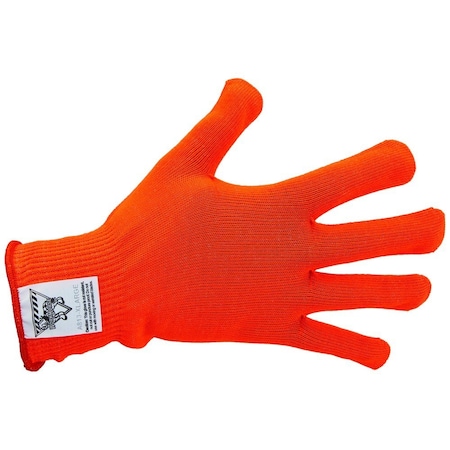 Workhorse Color-Coded Cut-Resistant Hand Protection Gloves, FDA-Compliant, A8, 13 Gauge WH A513-ORG-XLG