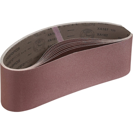 Grizzly 6" x 48" A/O Sanding Belt 150 Grit, 10PK H3519