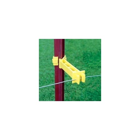 Zareba Snap-On Reversed Insulator, Aluminum/Polywire/Steel, Polyethylene, Yellow ITRXY-Z