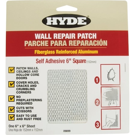Hyde Patch Drywall Alum 6X6 Inch 09899
