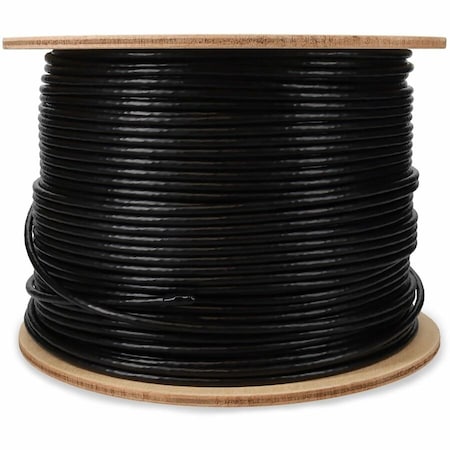 Add-On 305M NON-TERMINATED CAT6 STRAIGHT BLACK UTP COPPER PATCH CABL ADD-CAT6BULK1KO-BK