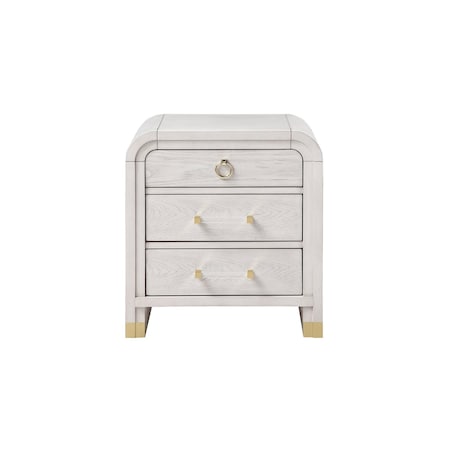 Global Furniture Usa Contemporary Malmo Oak Nightstand MALMO-OAK-NS