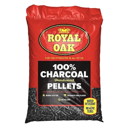Royal Oak 800-000-285 Grill Pellet, Charcoal Hardwood, 20 lb 800000285