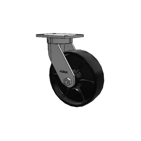 Colson 10" X 3" Ductile Swivel Caster, No Brake, Loads Up To 5400 lb 410FR10501S