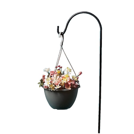 Best Garden 64'' Black Wrought Iron Shepherd Hook 64SH125B