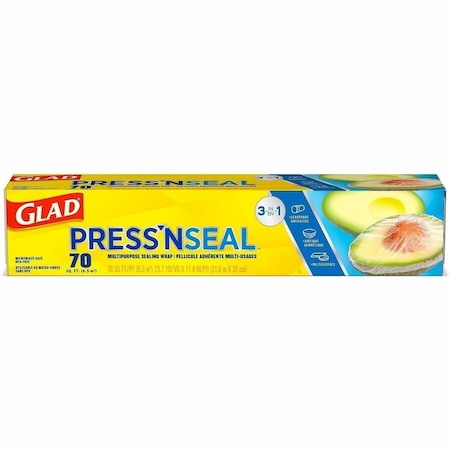 Tilex 70441 Press N Seal Plastic Wrap; 70 sq. ft. 70441