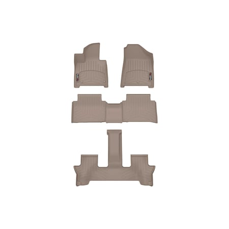 Weathertech Tan, Front, Rear and Rear Floorliners 451865-1-5-4