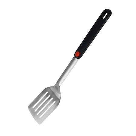 Mr Bar-B-Q Products Mr. BAR-B-Q Spatula, SS Blade, SS, Plastic Handle, Ergonomic Handle, 16-1/2 in OAL 20160Y