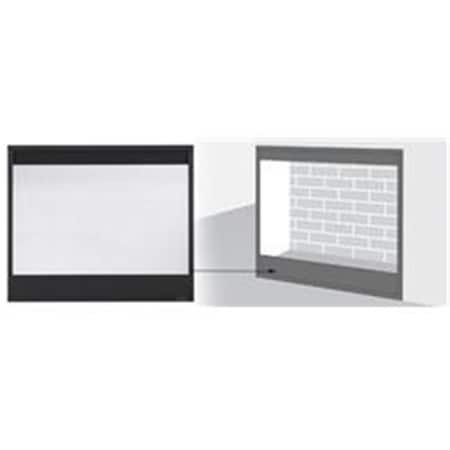 Outdoor Lifestyles Corner Firescreen Front, Black COR-36BK