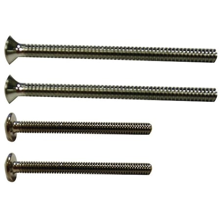 Danco Flange Screw Set, Stainless Steel, Chrome Plated 28966