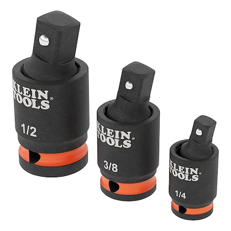 Klein Tools Impact Sockets, Alloy Steel, SAE 65843SW