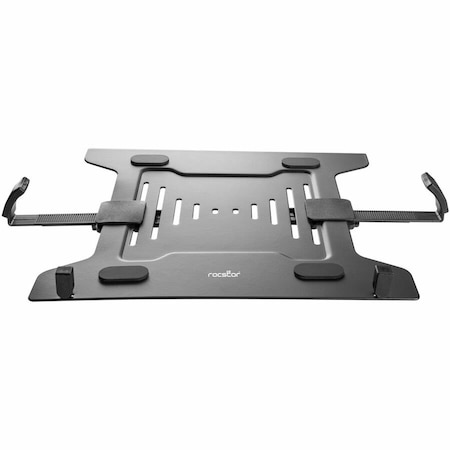Rocstor PREMIUM VESA LAPTOP  TRAY, ADJUSTABLE MONITOR ARM LAPTOP HOLDER, - SECURES NOTEB Y10N026-B1
