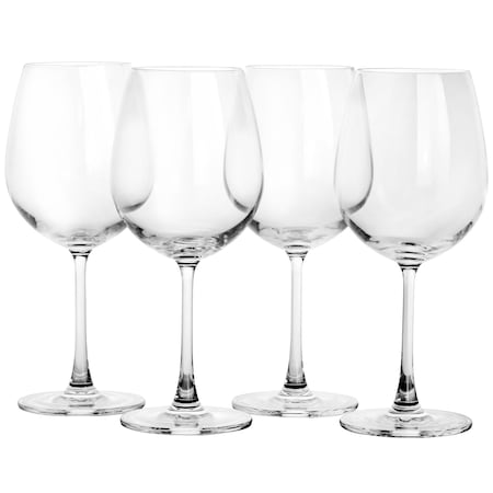 Martha Stewart 4 Piece 20oz Red Wine Glass Set 134082.04