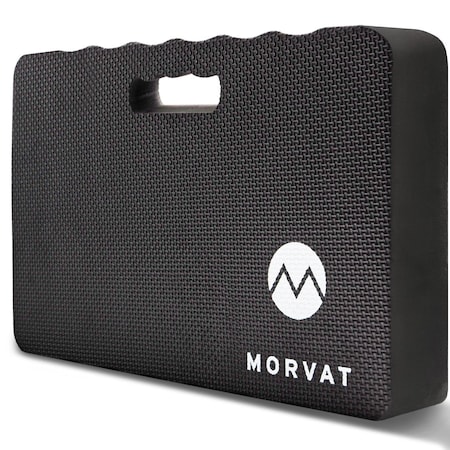 Morvat High Density Gardening Kneeling Pad, Soft EVA Foam, 17.5x11x1.5in Black MOR-GKP-B-A-stickerless